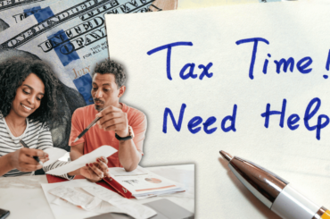 Pareja haciendo taxes juntos - Preparación de impuestos gratuita