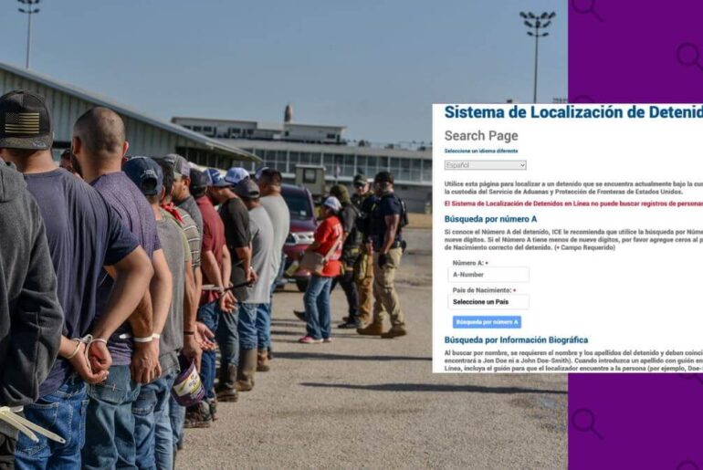 ¿Cómo ubicar a un detenido por ICE?