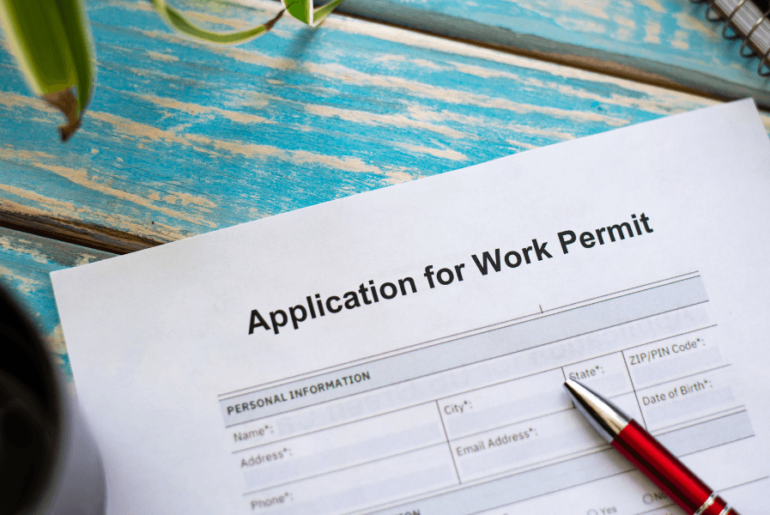 work permit Permisos de trabajo